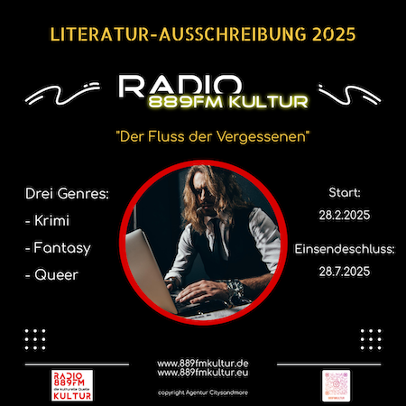 Literaturwettbewerb Radio 889FM Kultur Genre Krimi Fantasy Queer Der Flun 2025