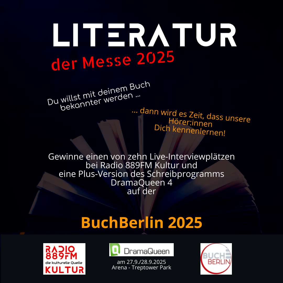 Literatur der Messe 2025 Radio 889FM Kultur Drama Queen Schreibprogrammn 2025